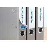 Herma - 10150 - Verwijderbare Ordneretiketten - A4 - Wit - Ondoorzichtig