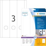 Herma - 10180 - Verwijderbare Ordneretiketten - Wit - A4, 59 x 297 mm, FSC-gecertificeerd