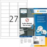 Herma - Stickervellen - Wit - A4 - 2700 Stuks