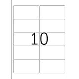 Herma - 10307 - Verwijderbare Adresetiketten - A4 - Wit - Movables Papier Mat