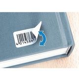 HERMA 10308 Universal Etiketten ablösbar, 100 Blatt, 96 x 63,5 mm, 8 pro A4 Bogen, 800 Stück, selbstklebend, bedruckbar, matt, blanko Papier Klebeetiketten Aufkleber, weiß