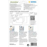 HERMA 10609 multifunctionele etiketten afneembaar (19 x 40 mm, 32 velles, papier, mat) zelfklevend, huishoudelabels voor handschrift, 640 etiketten voor printer, wit