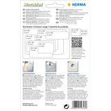 HERMA 10616 multifunctionele etiketten afneembaar (34 x 67 mm, 32 velles, papier, mat) zelfklevend, huishoudelabels voor handschrift, 192 etiketten voor printer, wit