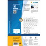 HERMA - 10726 - Zelfklevende Etiketten - Wit - 48.3x25.4mm - 3520 Stuks