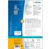 HERMA - Recycling - Zelfklevende Etiketten - Wit - 99.1x33.8mm - 1280 Stuks