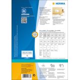 HERMA - Etiket - Wit - 199.6x289.1mm - 80 Stuks - Gerecycled Papier