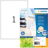 HERMA - Etiket - Wit - 199.6x289.1mm - 80 Stuks - Gerecycled Papier