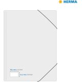 Herma 10820 Etiketten van gerecycled papier, A4, 38,1 x 21,2 mm, wit, permanent hechtend