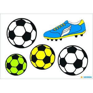 5 x HERMA Reflektorsticker Fußball
