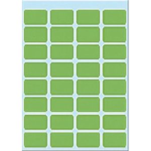 Etiket Herma 3645 12x19mm Groen 160 Stuks - Blister A 5 Vel - 10 Stuks