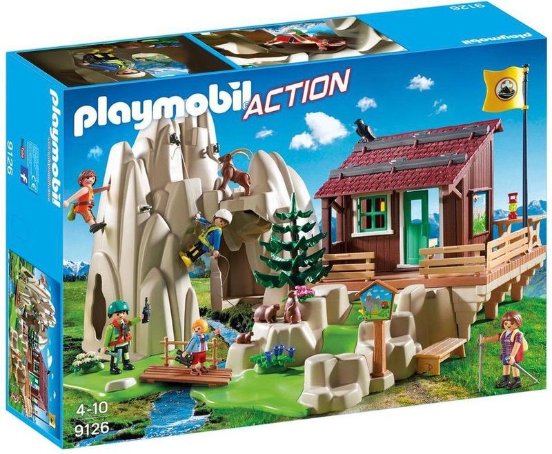 PLAYMOBIL Bergbeklimmers met Berghut  - 9126