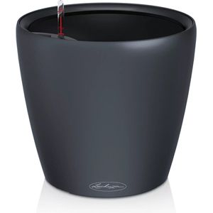 LECHUZA CLASSICO Color LS 43 - Plantenbak - met uitneembare binnenbak - met bewateringssysteem - ALL-IN-ONE set met LECHUZA-PON - satijnmat - leisteengrijs