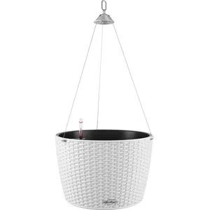 LECHUZA TRIO Cottage 30 Plantenbak Met Trellis – Zwart, Met Bewateringssysteem, Voor Binnen En Buiten