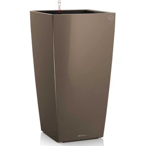 LECHUZA Cubico 40 All-in-One Hoogglans Taupe Plantenbak
