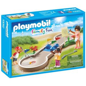 PLAYMOBIL 70092 Minigolf met plezier voor het hele gezin
