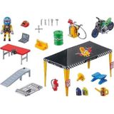 PLAYMOBIL Stuntshow werkplek tent - 70552
