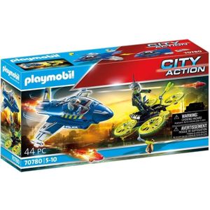 Playmobil Polizei-Jet: Drohnen-Verfolgung