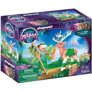 PLAYMOBIL Adventures Of Ayuma Forest Fairy met Totemdier - 70806