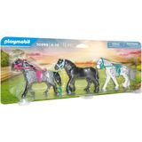 Playmobil 3 Pferde: Friese, Knabstrupper & Andalusier