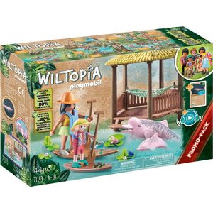 PLAYMOBIL Wiltopia - Peddeltocht met de rivierdolfijnen - 71143