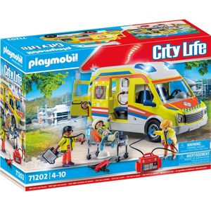 PLAYMOBIL City Life Ambulance met licht en geluid - 71202