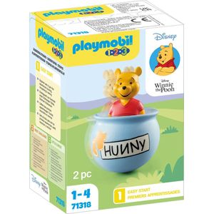 PLAYMOBIL 1.2.3 - Disney Winnie de Poeh Honingpot - Bouwstenen