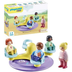 PLAYMOBIL 1.2.3 Kindercarrousel - 71324