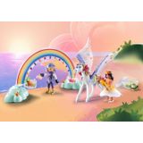 Playmobil Peaso Mit Regenbogen In Den Wolken Con Bau Spiel