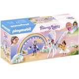 Playmobil Peaso Mit Regenbogen In Den Wolken Con Bau Spiel