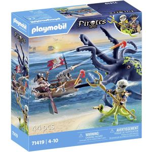 PLAYMOBIL Pirates Gevecht tegen de reuzenoctopus - 71419