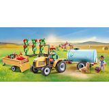 PLAYMOBIL - Country 71442 - Tractor met Aanhanger - Watertank - Duurzaam Speelgoed