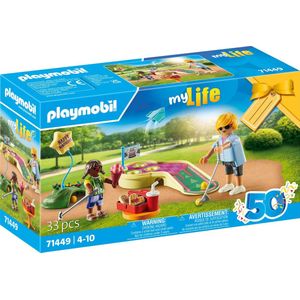 PLAYMOBIL City Life - Minigolf constructiespeelgoed 71449