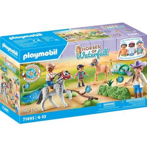 Playmobil - Ruiters met Pony's - Speelgoed - Kleur: Meerkleurig - Materiaal: Gerecycled en Biobased