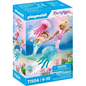 PLAYMOBIL Figures set Princess Magic 71504 Mermaid Kids met Jellyfish
