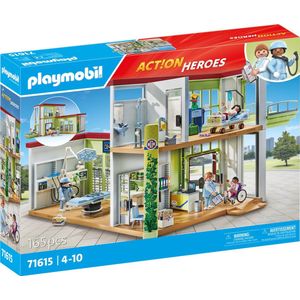 Playmobil® Modernes Krankenhaus (71615), Action Heroes Konstruktions-Spielset, (165 St), Made in Europe