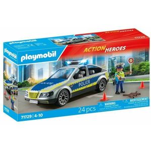PLAYMOBIL | Action Heroes | politieauto | politieauto | speelgoedauto | speelgoed voor kinderen vanaf 4 jaar | 71729