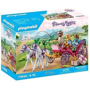 PLAYMOBIL Princess Magic Koetsrit met prins en prinses 71846