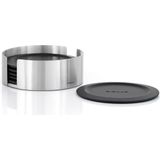 blomus Untersetzer LARETO schwarz 11,2 cm 6-tlg.