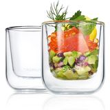 Blomus Dubbelwandige Glazen Espresso Nero 8 cl - 2 Stuks