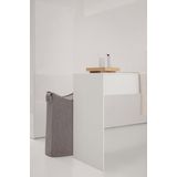 Blomus - Frisco - Wasmand - Beige - Synthetisch - Aluminium Handvatten