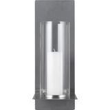 Blomus - Finca - Wandkaars - Grijs - RVS en Polystone