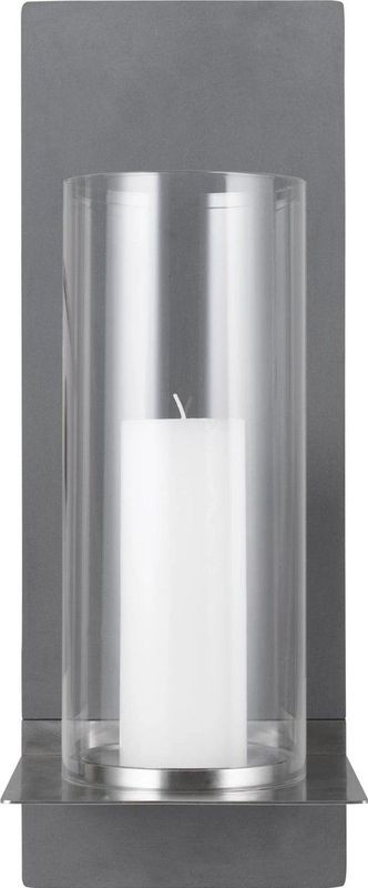 Blomus - Finca - Wandkaars - Grijs - RVS en Polystone