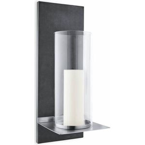 Blomus - Finca - Wandkaars - Grijs - RVS en Polystone