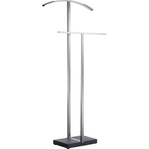 Blomus 68545 Menoto kamerkast, roestvrij staal/kunststof, zilver/zwart, 48 x 18 x 110 cm