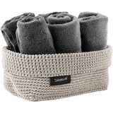 Blomus - TELA - Opbergmand - Zand - 20 x 11,5 x 9 cm