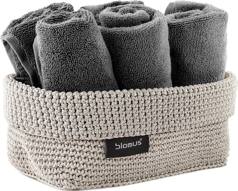 Blomus - TELA - Opbergmand - Zand - 20 x 11,5 x 9 cm