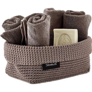 Blomus - Tela - Opbergmand - Taupe - Synthetisch - Gevlochten Design