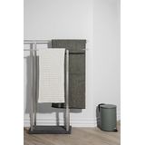 Blomus - Tubo - Pedaalemmer - Taupe - 3 L - Gepoeerde Staal, Smart-Close Systeem