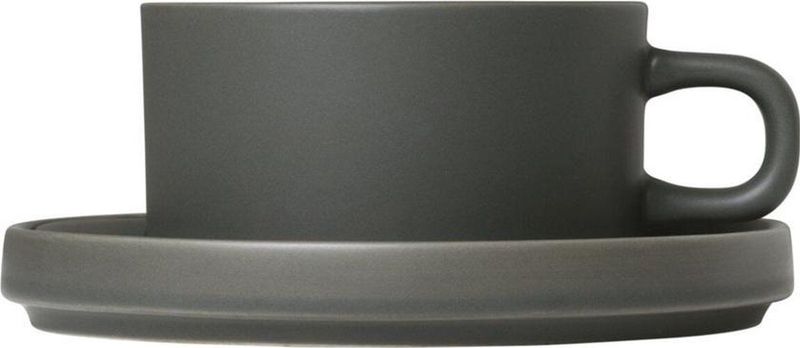 Blomus Kopjes en Schotel Pilare Agave Green 170 ml 2 Stuks