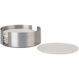 blomus Untersetzer LARETO beige 11,2 cm 6-tlg.